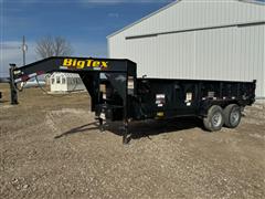 2019 Big Tex 14GX-16BK7SIRPD T/A Gooseneck End Dump Trailer 