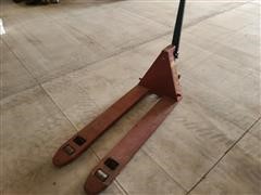 Mobile Pallet Truck ML55 Pallet Jack, Hydraulic Lift, Casters, 2 Arm 