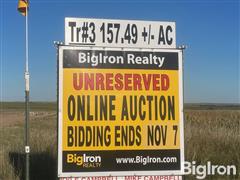 Tract 3: 157.49+/- Acres Barton County, KS