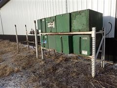 Bulk Oil Tanks W/Rack & Pump 