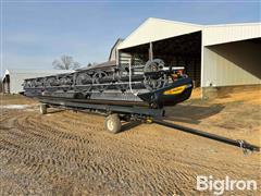 2022 MacDon FD250 50' Flex Draper Header W/Trailer 