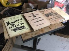 Minneapolis Moline M5, M504, H 210 Picker, 160 Spreader Owners/Repair Manuals 