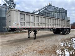 1998 Ravens 1039H6060 39' T/A Aluminum End Dump Trailer 