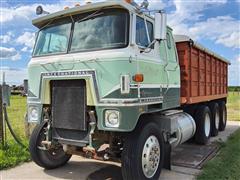 1979 International Eagle TranStar II C0F4070B Tri/A Cabover Grain Truck 