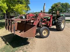 Oliver 1850 2WD Gas Tractor w/ Loader 