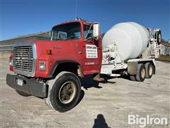 1990 Ford LT9000 T/A Transit Mixer Truck W/Booster 