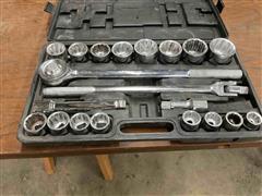 Pittsburgh 20 Piece Jumbo Socket Set, 3/4 Drive, 7/8-2” 