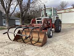 1978 Case 970 2WD Tractor W/Grapple Loader 