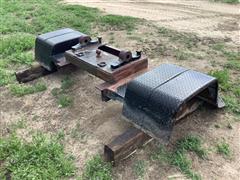 Shop Built Gooseneck Ball Hitch W/Fenders 