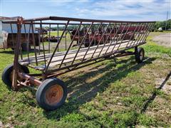 Shop Built Portable Hay Feeder 