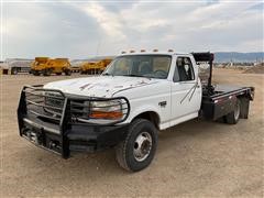 1997 Ford F350 2WD Flatbed Pickup 