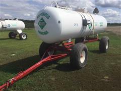 Heartland 1000-Gallon NH3 Tank W/Running Gear 