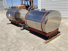 400 Gal Mounted Stainless Steel Tanks 