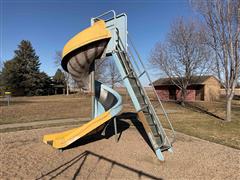 Playground Tornado Slide 