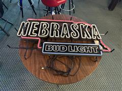 Bud Light Nebraska Lighted Sign 