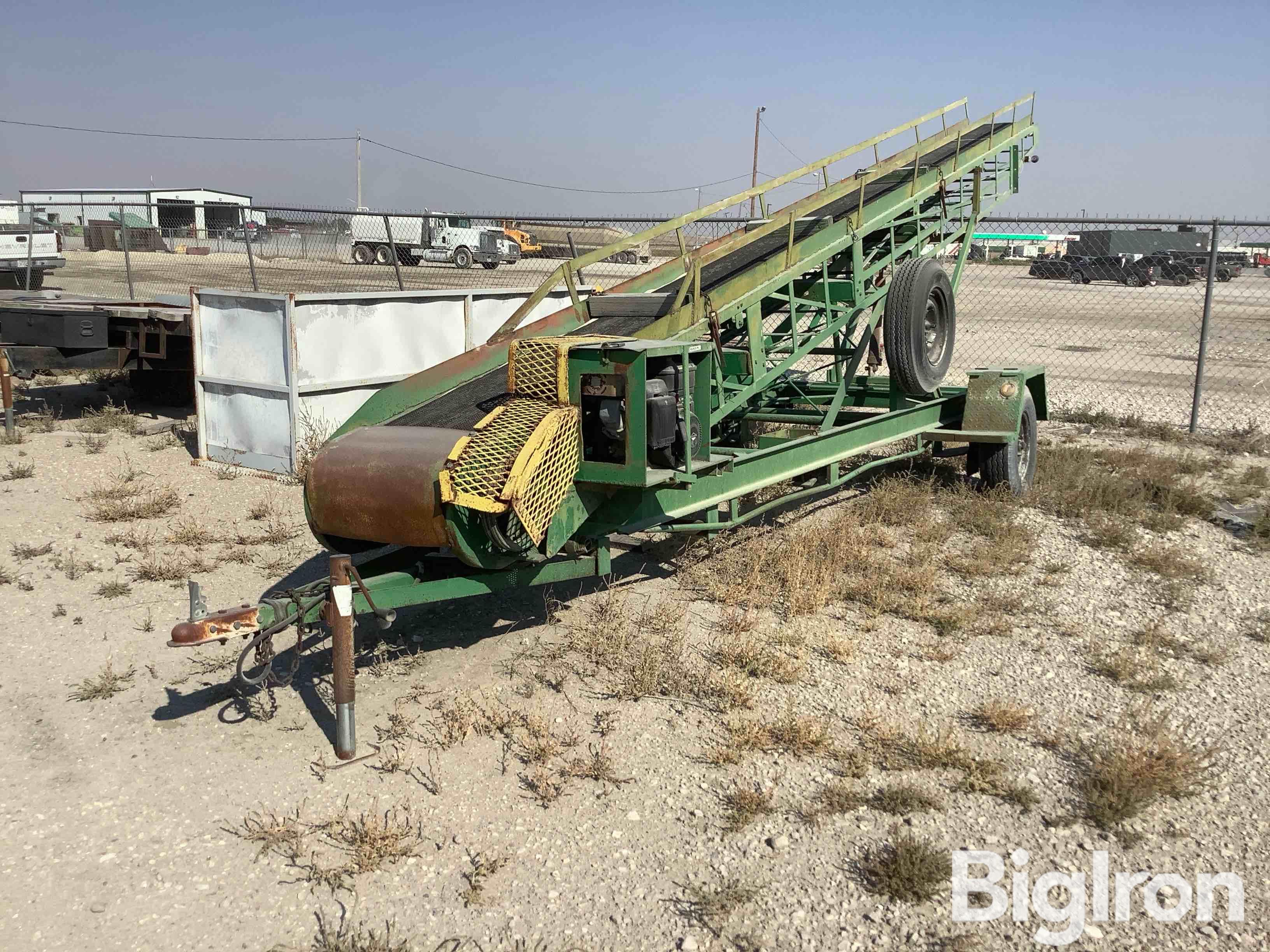 Shop Built Test Plot Conveyor 