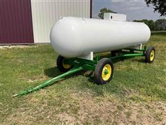 1000-Gallon Propane Tank On Running Gear 