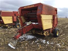 1985 New Holland 855 Round Baler 