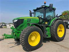 2022 John Deere 6155R MFWD Tractor 