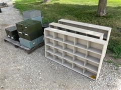 Shop Steel Storage Drawers & Wall Cubby Compartments 