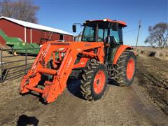 2013 Kubota M9960 D MFWD Tractor W/Loader 