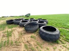 Tractor Tire Feed Bunks 