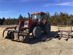 1997 Case MX120 MFWD Tractor W/Loader 