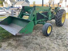 1992 John Deere 2555 2WD Tractor W/146 Loader 