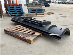 8' 8" HD Snow Plow Skid Steer Attachment 