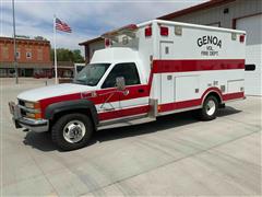 1994 Chevrolet 3500 4x4 Ambulance/Equipment Truck 