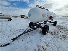 1000-Gallon Anhydrous Tank W/Running Gear 