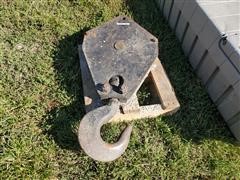 Crane Cable Pulley W/Hook 