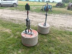 Railroad Signal Driveway Markers 