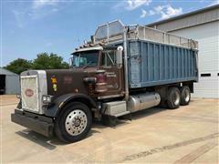 1985 Peterbilt 359 T/A Silage Truck 