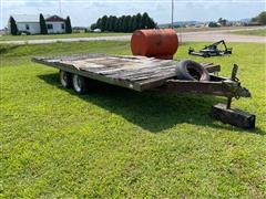 7x18 T/A Flatbed Trailer 