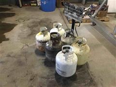 Propane Heater And Tanks 