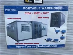 2023 Bastone 19'x20' Portable Warehouse Building 