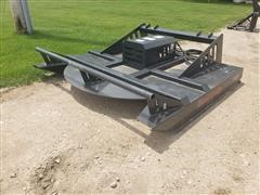 2021 JCT 6’ Brush Mower Skid Steer Attachment 