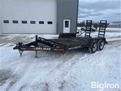 2006 Bri-Mar 8014 T/S Skid Steer Trailer 