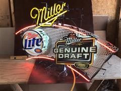 2004 Miller Genuine Draft Neon Sign 