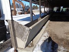 10' Concrete Feed Bunks 