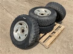 MudStar Radial M/T LT265/70R17 Tires On Rims 