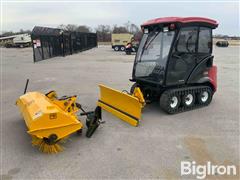 Toro 30468 Groundmaster 7210 Enclosed Cab W/Blade & Broom Attachments 