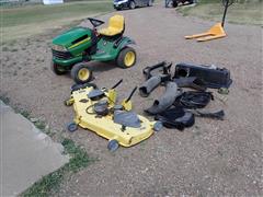 2010 John Deere LA175 Lawn Mower W/54" Deck 