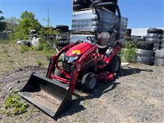 Mahindra EMAX 20S MFWD Compact Utility Tractor W/Loader & Mower Deck 