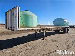 1974 Timpte T/A Flatbed Trailer W/Nurse Tanks 