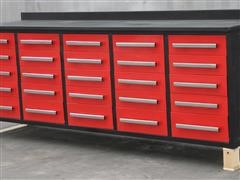 2020 25 Drawer Red Work Bench Tool Chest 