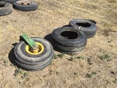 John Deere Single Front & Tires 