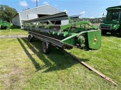 John Deere 224 24' Rigid Head & Trailer 