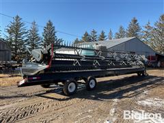 2022 Gleaner 9335 Draper Platform W/head Cart 